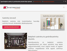 Tablet Screenshot of hvbutorstudio.hu